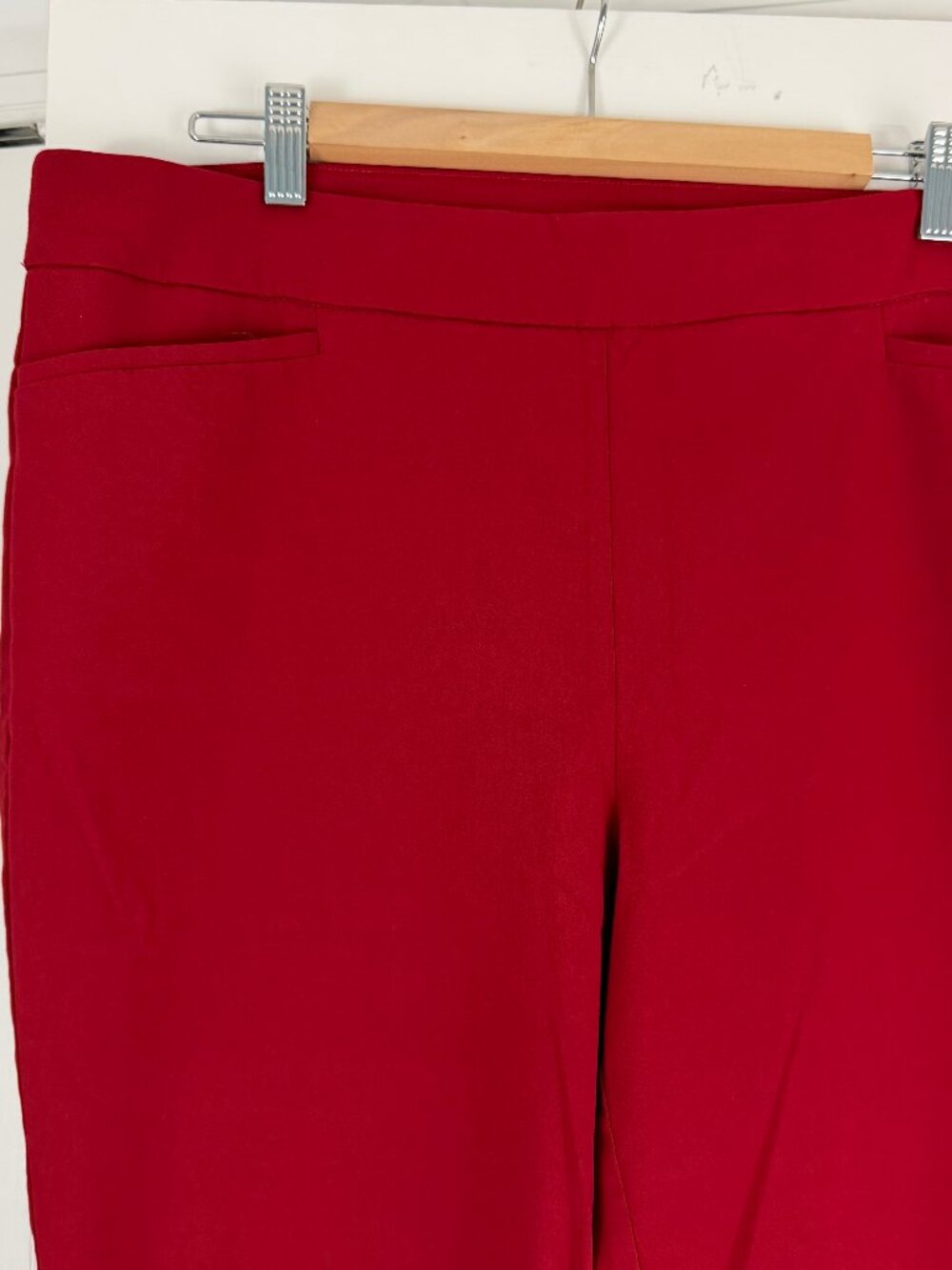 Chico's Pants Size 3 (16) Red 3038 - Picture 3 of 6